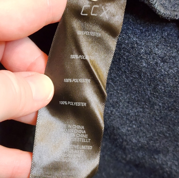 NWT City Chic CCX Teddy Shacket Steel Blue Size 14 - Picture 9 of 12